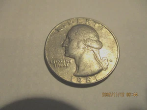 1981P QUARTER ERRORS( P )IS TINY AND FILLED IN #3 - Picture 1 of 4