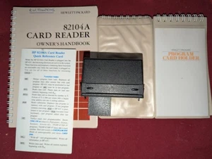 Hewlett Packard magnetic Card Reader No.82104A inc manual & cards HP41c hp 41 - Zdjęcie 1 z 13