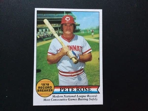 1979 Topps #204 Pete Rose '78 Record Breaker Cincinnati Reds NM-MT - Picture 1 of 2