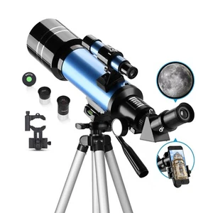 Telescope 40070 with Adjustable Tripod Phone Adapter for Moon Watching Monocular - Picture 1 of 9