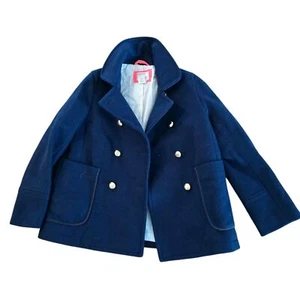 Crewcuts Girls Wool Coat Size 8 Gold Tone Buttons Military - Picture 1 of 9