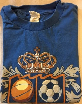 Футболка Alstyle для мальчиков синяя 100% хлопок I Play It All размер M - Изображение 1 из 4