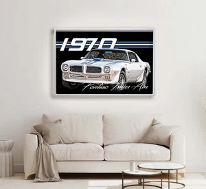 Classic 1970 Pontiac Trans Am Muscle Car 26x36 or 11x17 Inch Wall Poster - Picture 1 of 4