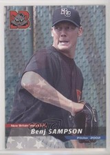 2002 Grandstand New Britain Rock Cats Benj Sampson #28