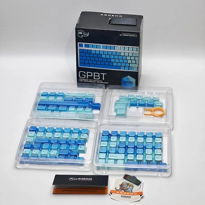 GLORIOUS GPBT Keycaps Ocean German Layout - New - All Gmmk Models Compatibility - Image 1 of 4