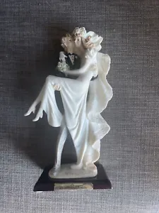 A. Santini Vintage Wedding Couple Bride Groom Sculpture 10” - Picture 1 of 7