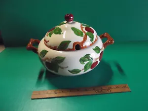 Franciscan California USA Hand Decorated APPLE 3-Toed Footed Soup Tureen - Picture 1 of 13