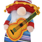 Dwarf Doll Soft Lucky Prevent Fading Festival Gnomes With Musical Instrument Nd