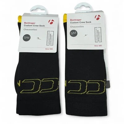 Calcetines Bontrager Personalizados Talla S/M Negros St Johns Terranova 2 Pares Nuevos Foto 1 de 4
