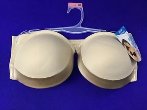 NUEVO Sujetador Push Up Multiway Sin Tirantes Maidenform Talla 36D Nuevo con Etiquetas Beige (C18-1) - Imagen 1 de 7