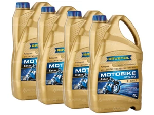 16 (4x4) Liter RAVENOL Motobike 4-T Ester SAE 10W-60, Motorenöl - Bild 1 von 1