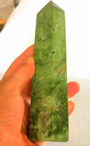 Chrysopras Obelisk Edelstein - Chakra - 165 * 46 mm - Grün - Massage - Jumbo - Bild 1 von 5
