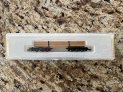 Marklin Mini Club 8619 Lumber Freight Car Z Scale - Image 1 of 2