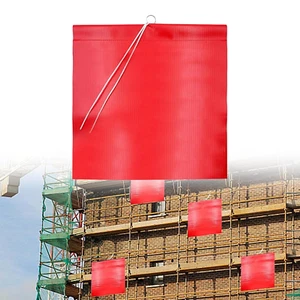 Warnflagge, Rote Warnfahne, Ladungssicherung, Signalfahne, Rote Flagge mit Gummi - Bild 1 von 7