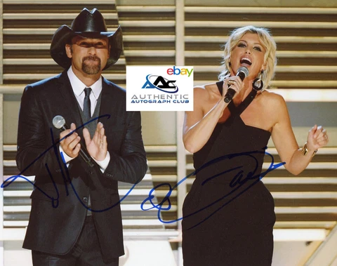 TIM MCGRAW AND FAITH HILL AUTOGRAPH SIGNED 8X10 PHOTO COUNTRY SINGER COA Cover