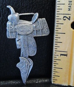 Orologio da tasca Schafer Leather Shop Ohio sella cavallo fob pubblicità promo western - Foto 1 di 3