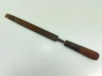 Vintage Simonds Nucut USA File Rasp Mill BD 16.25" L Wooden Double Sided Flat - Image 1 of 4