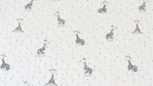Luxury DIMPLE BABY Cuddle Soft Fabric Material - IVORY GIRAFFE - Picture 1 of 1