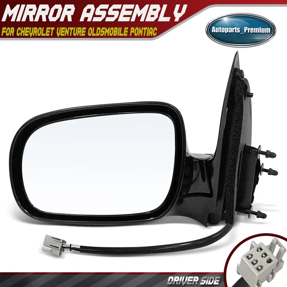 Espejo retrovisor eléctrico izquierdo del conductor plegable manual con calefacción eléctrica para Chevrolet Venture 99-05 Foto 1 de 4