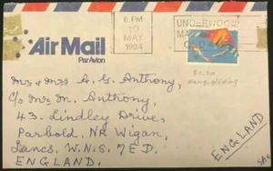 Cubierta de correo aéreo de Australia 1994 $1,20 solo dirigida a Inglaterra Reino Unido buen estado - Imagen 1 de 1