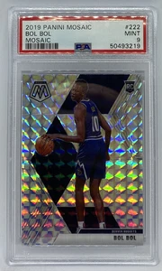 2019-20 Panini Mosaic Silver Prizm Mosaic Bol Bol #222 PSA 9 MINT Rookie - Picture 1 of 4
