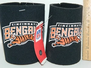 AS IS Cincinnati Bengals football 2 count NFL Can Holders BEER  Vintage party - Picture 1 of 4