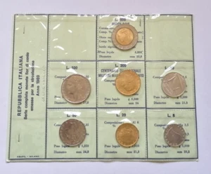 REPUBBLICA ITALIANA SERIE DIVISIONALE IN LIRE  ANNO 1989  FDC - Imagen 1 de 2