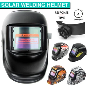 Adjustable Solar Auto Darkening Welding Helmet ARC TIG MAG Welder Machine Mask - Picture 1 of 16
