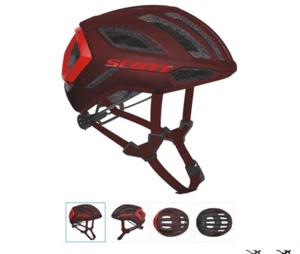CASCO BICI SCOTT CENTRIC PLUS sparkling red TAGLIA M 2022 CON GARANZIA - Foto 1 di 1