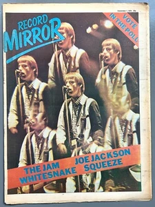 1979 RECORD MIRROR MAGAZINE THE JAM Paul Weller JOE JACKSON SQUEEZE WHITESNAKE - Picture 1 of 6