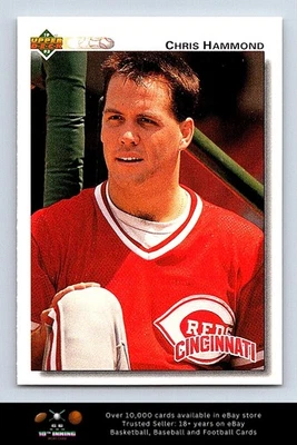 1992 Upper Deck BASEBALL #105 Chris Hammond - Image 1 of 2