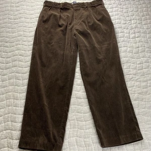 Polo Ralph Lauren Hose Herren 38x30 braun Cord Plissee klassisch Polokord - Bild 1 von 11