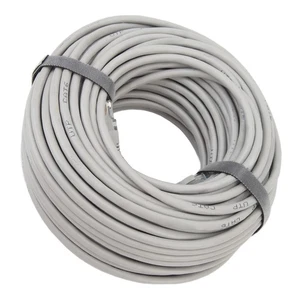 Cat6A Ethernet Cable 1000M 98.4ft 24K Gold Plated PC PVC CMR Flame Retardant NEW - Afbeelding 1 van 12