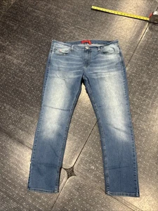Guess Skinny Jeans 38 X 32 Herren Hellblau Stretch " - Bild 1 von 8