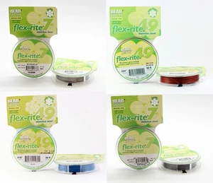BeadSmith® Flex-Rite® 7, 21, 49 Strands Wire Premium Quality 9m - Picture 1 of 18