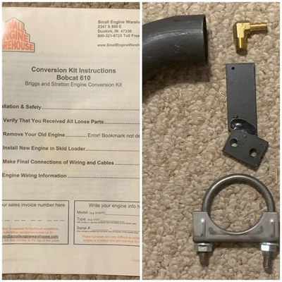 Bobcat 610 Van Guard 35Hp Conversion Kit Manual Incomplete Parts See Description - Image 1 of 4