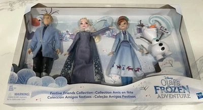 Disney Frozen Festive Friends Colección Muñecas Elsa Anna Sven Olaf Hasbro SELLADAS Foto 1 de 4