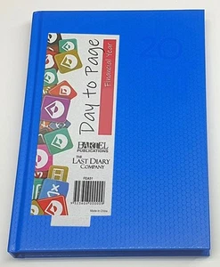 2024-2025 Financial Year Diary Everyday A5 Day to Page Blue Last Diary Company F - Picture 1 of 3