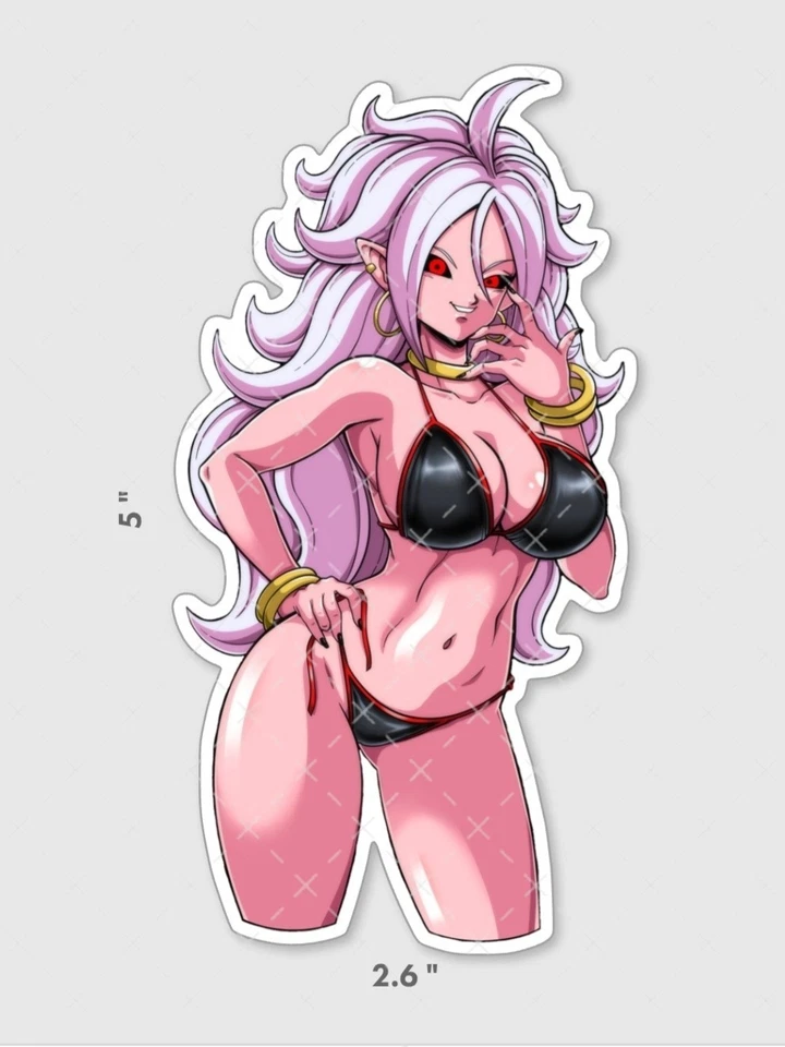 Pegatina de vinilo Android 21 Majin Dragon Waifu  Foto 1 de 1