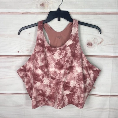 Athleta Sport бюстгальтер женщин 3 X розовый галстук краситель сознательный укороченный D-DD спортивная спина низкий удар - Изображение 1 из 4