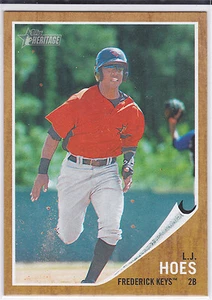 L.J. Hoes Baltimore Orioles 2011 Topps Heritage Minor League Card - Picture 1 of 1