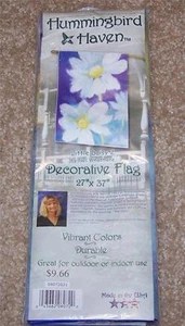 Dekorative Gartenflagge "Kolibri Haven" Marke "Little Daisy 2" 27" x 37" NEU! - Bild 1 von 1