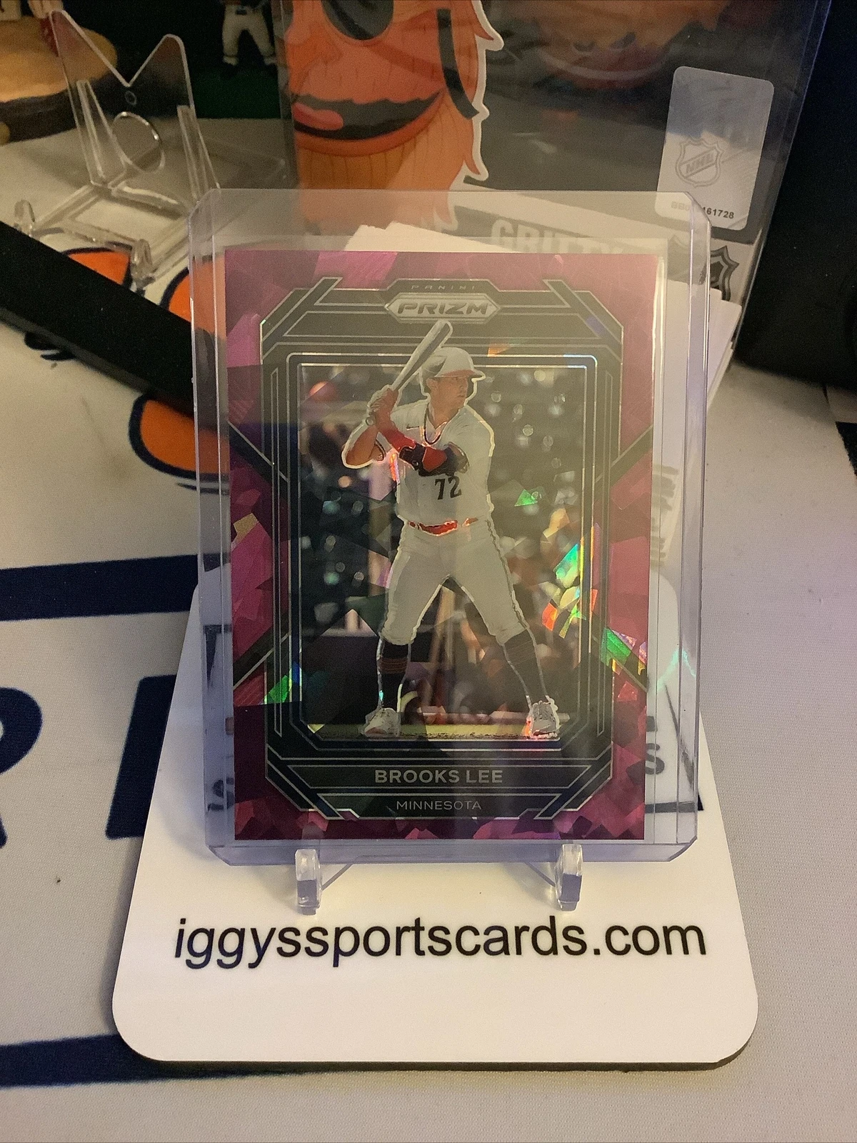 BROOKS LEE PURPLE ICE PRIZM 2023 Panini Prizm Baseball Minnesota Twins