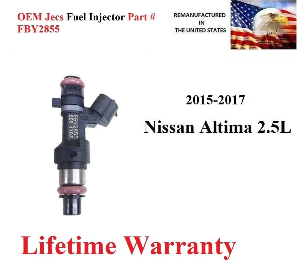GENUINE SINGLE  JECS Fuel Injectors For 2017 NISSAN ALTIMA 2.5L FBY2855 - Image 1 of 1