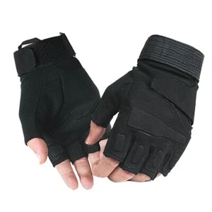 Tactical Gloves Army SWAT Military Combat Hunting Shooting Duty Gear Fingerless - Picture 1 of 22