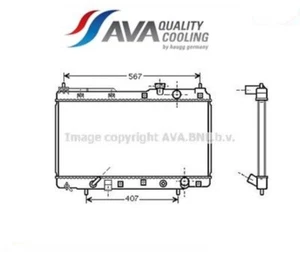 HDA2104 Radiatore, Raffreddamento motore (AVA) - Imagen 1 de 1