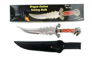 Jim Frost Cutlery Dragon Custom Fantasy Collectors Knife 14" Blade Handle NWB
