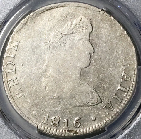 1816-D PCGS VF20 Mexico 8 Reales War Independence Durango Coin POP 1/1 22101601D Cover