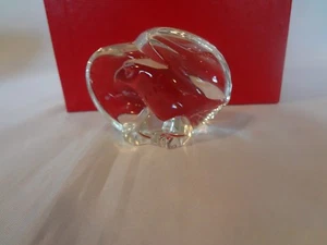 Steuben Crystal - American Eagle -  Hand Cooler Figurine Paperweight - Picture 1 of 11