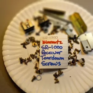 📈TEARDOWN SCHRAUBEN 💥 MARANTZ SR-1000 💥 STEREO RECEIVER - Bild 1 von 3